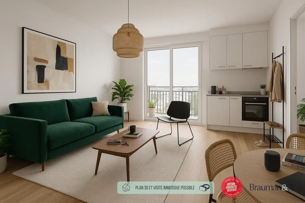 Appartement à vendre, 44m², La Courneuve