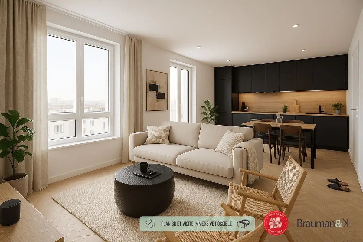 Appartement à vendre, 63m², Sceaux