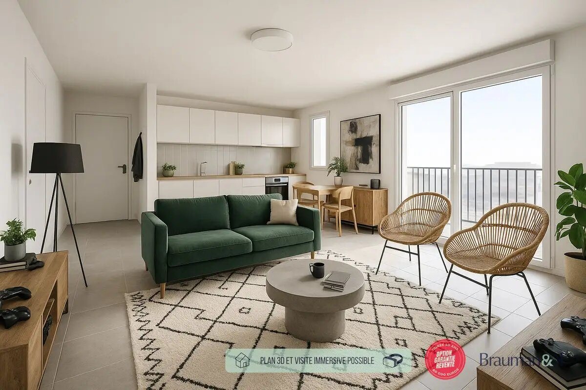Appartement à vendre, 40m², Ermont