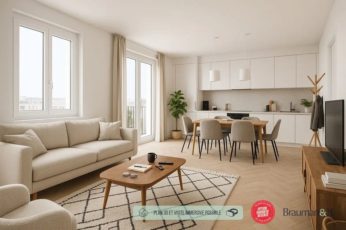 Appartement à vendre, 64m², Bordeaux