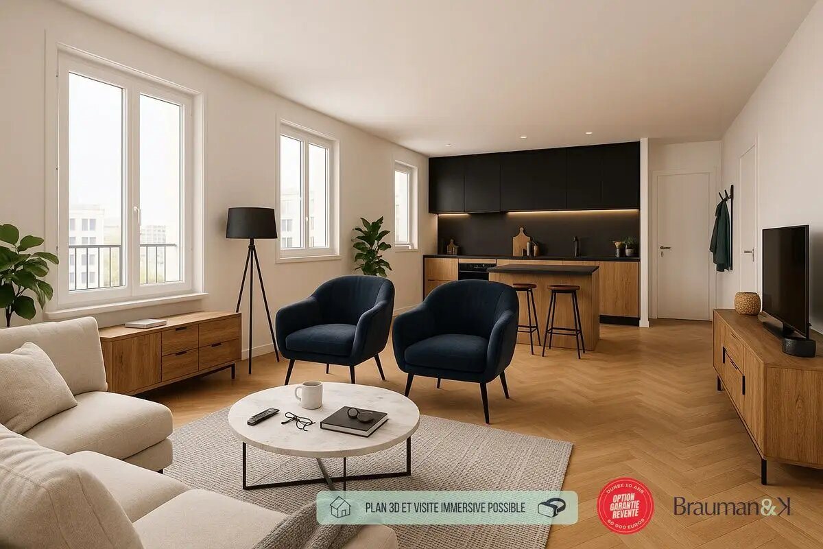 Appartement à vendre, 74m², L'Ile-Saint-Denis