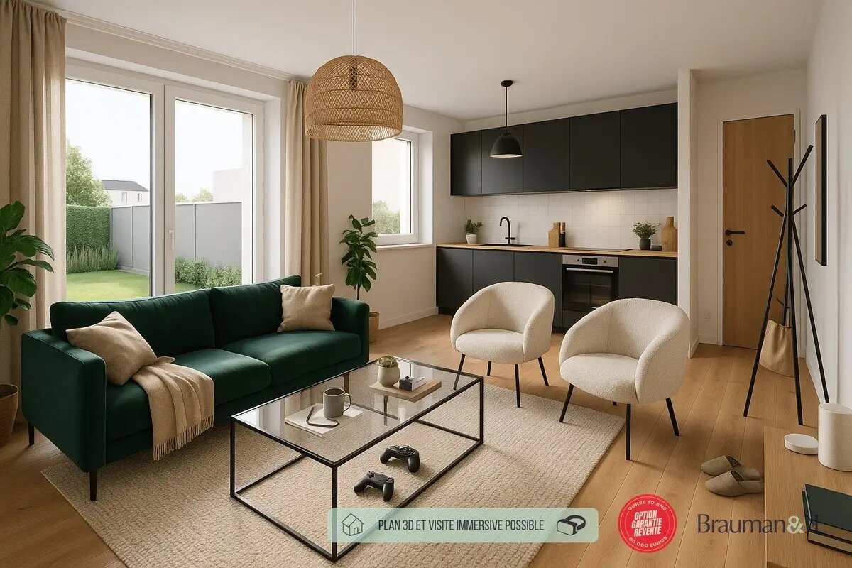 Appartement à vendre, 60m², Chessy