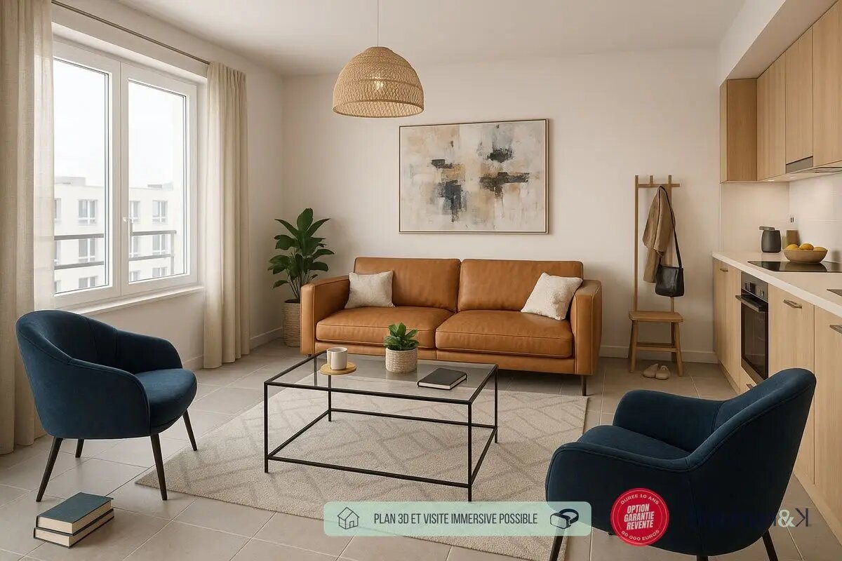 Appartement à vendre, 42m², Nantes