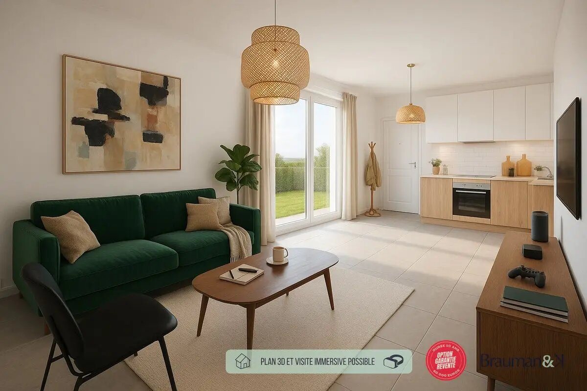 Appartement à vendre, 57m², Monts