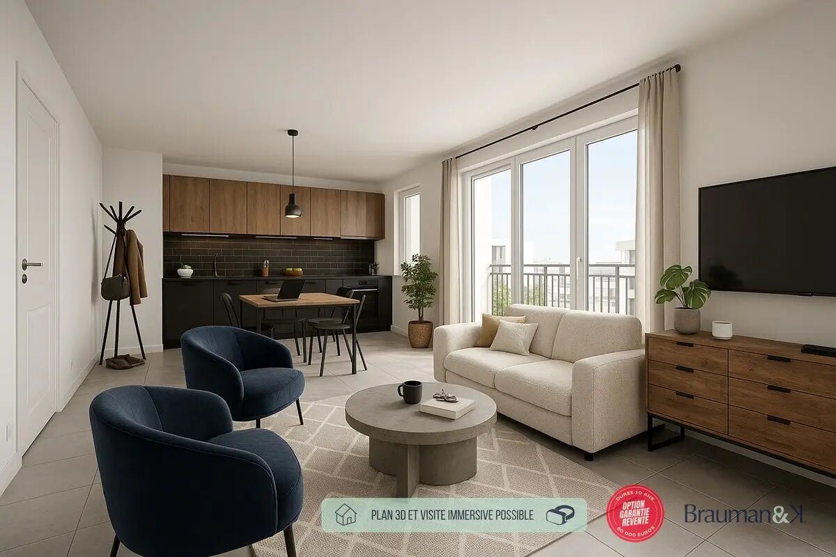 Appartement à vendre, 55m², Mantes-la-Ville