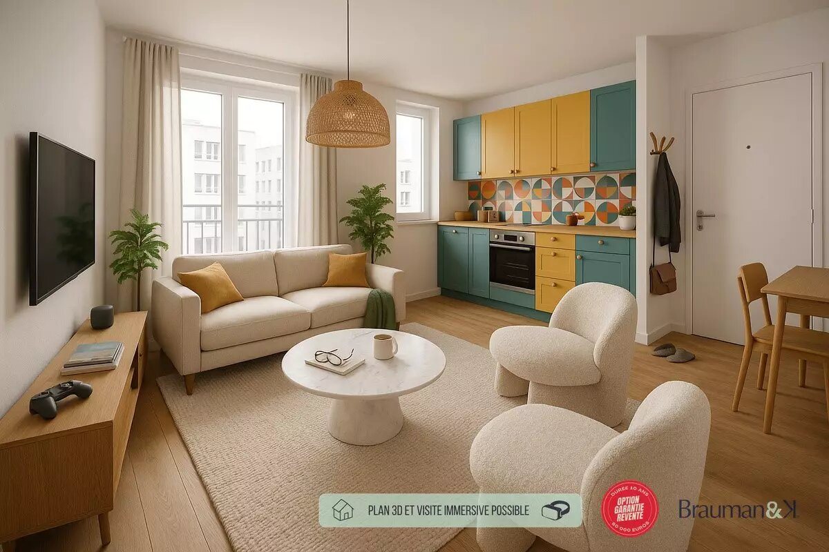 Appartement à vendre, 33m², Colombes