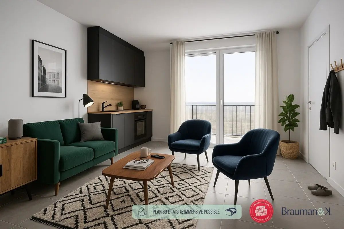 Appartement à vendre, 35m², Pantin