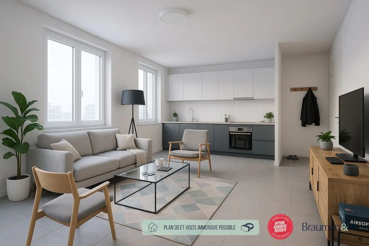 Appartement à vendre, 61m², Aubervilliers