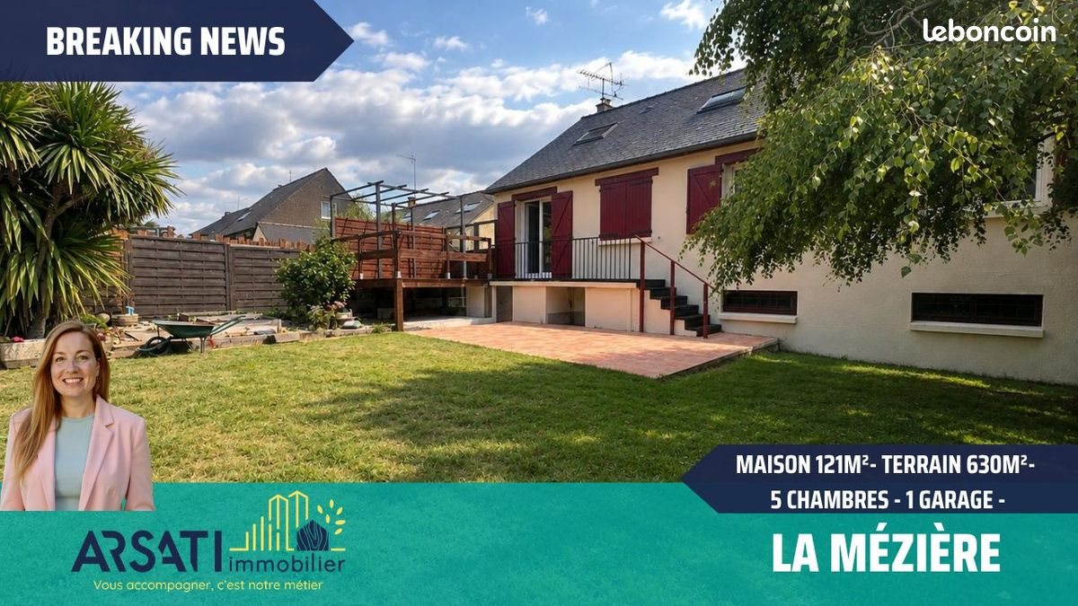 Maison à vendre, 121m², La Mézière