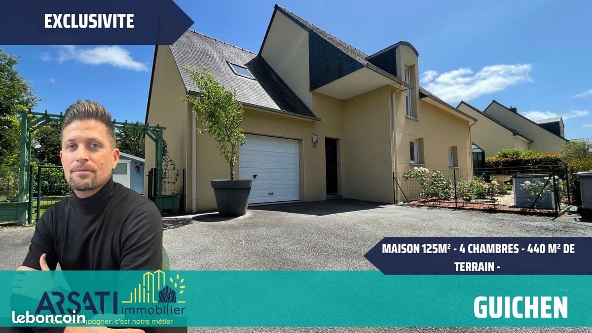 Maison à vendre, 125m², Guichen