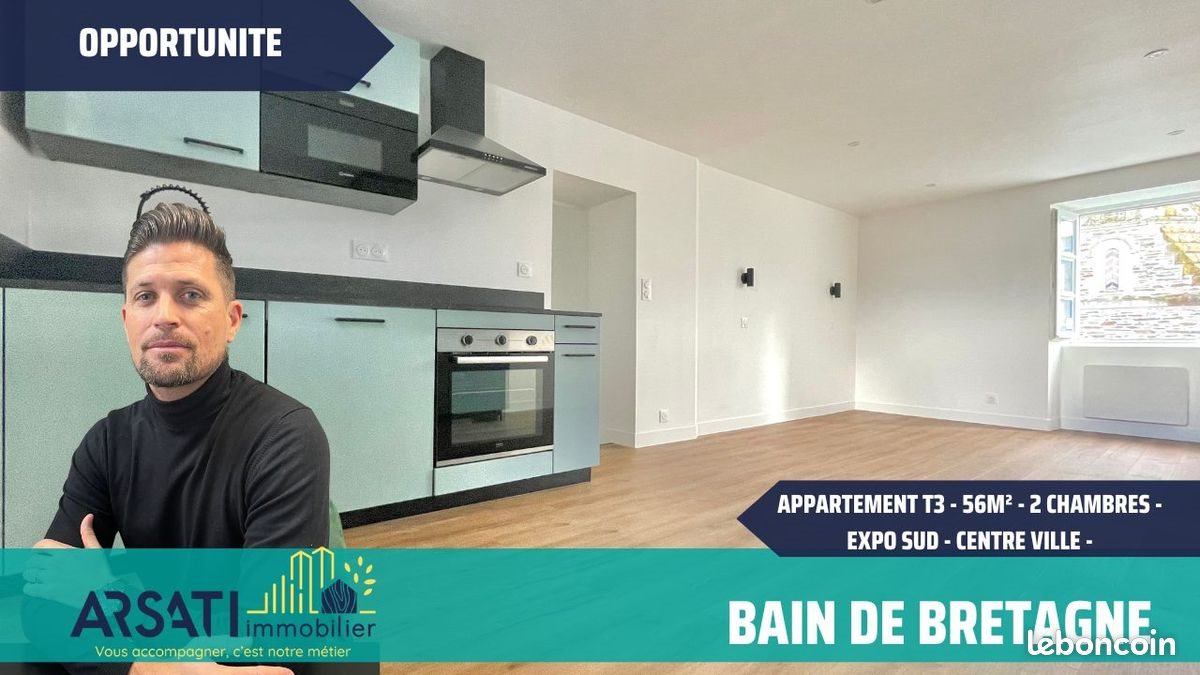 Appartement à vendre, 56m², Bain-de-Bretagne