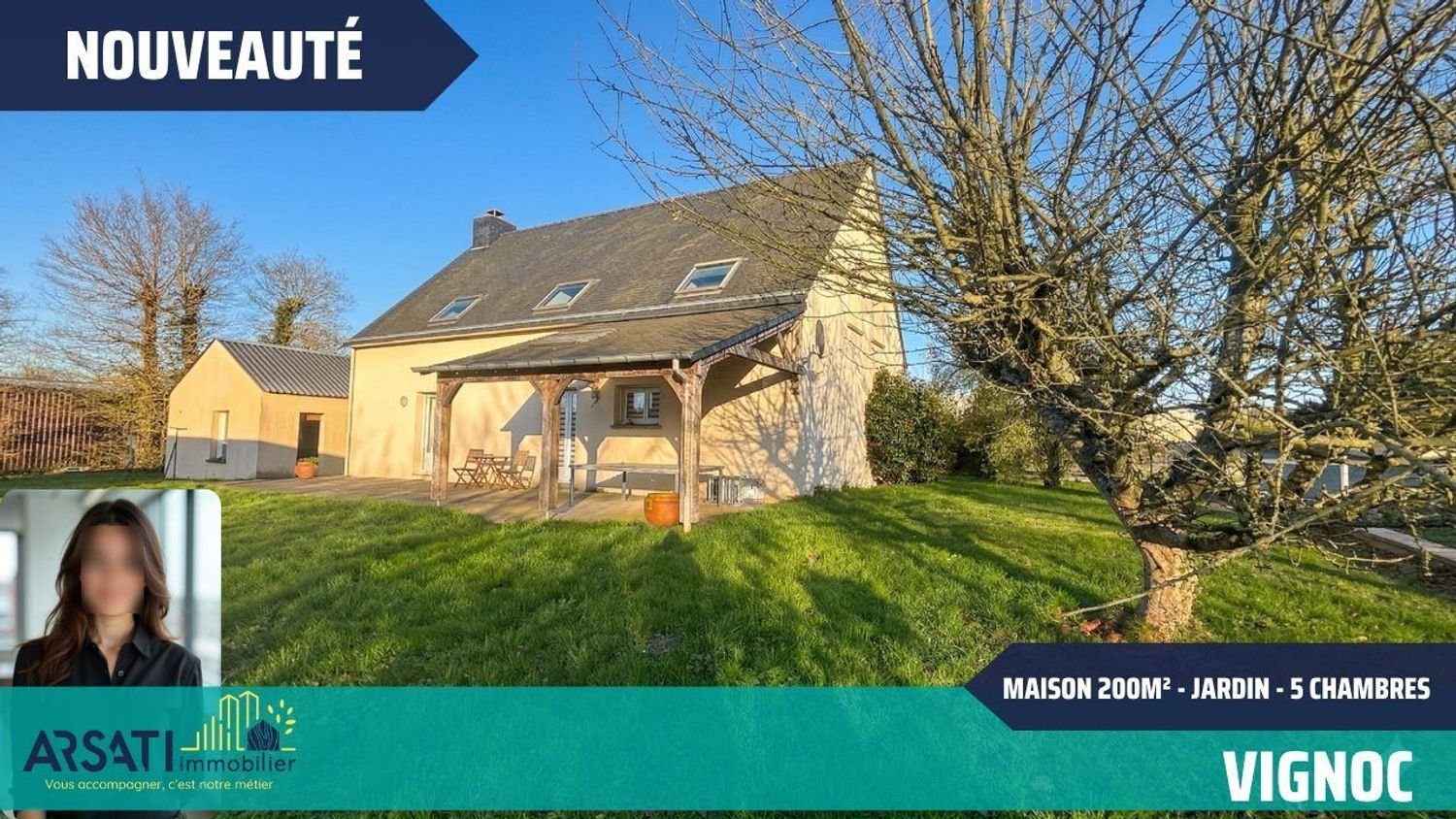 Maison à vendre, 197m², Vignoc