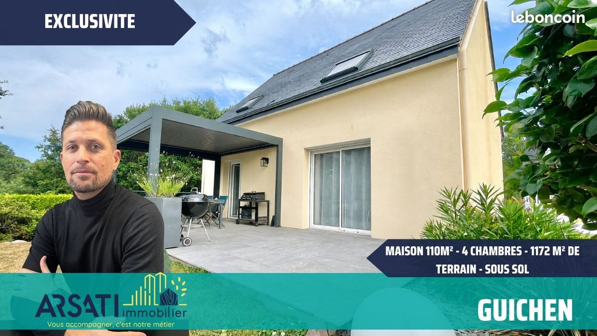 Maison à vendre, 108m², Guichen