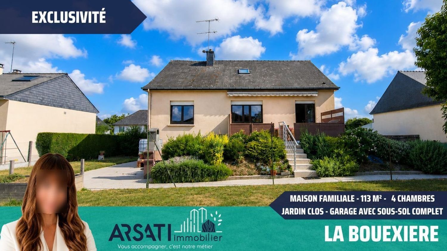 Maison à vendre, 113m², La Bouëxière