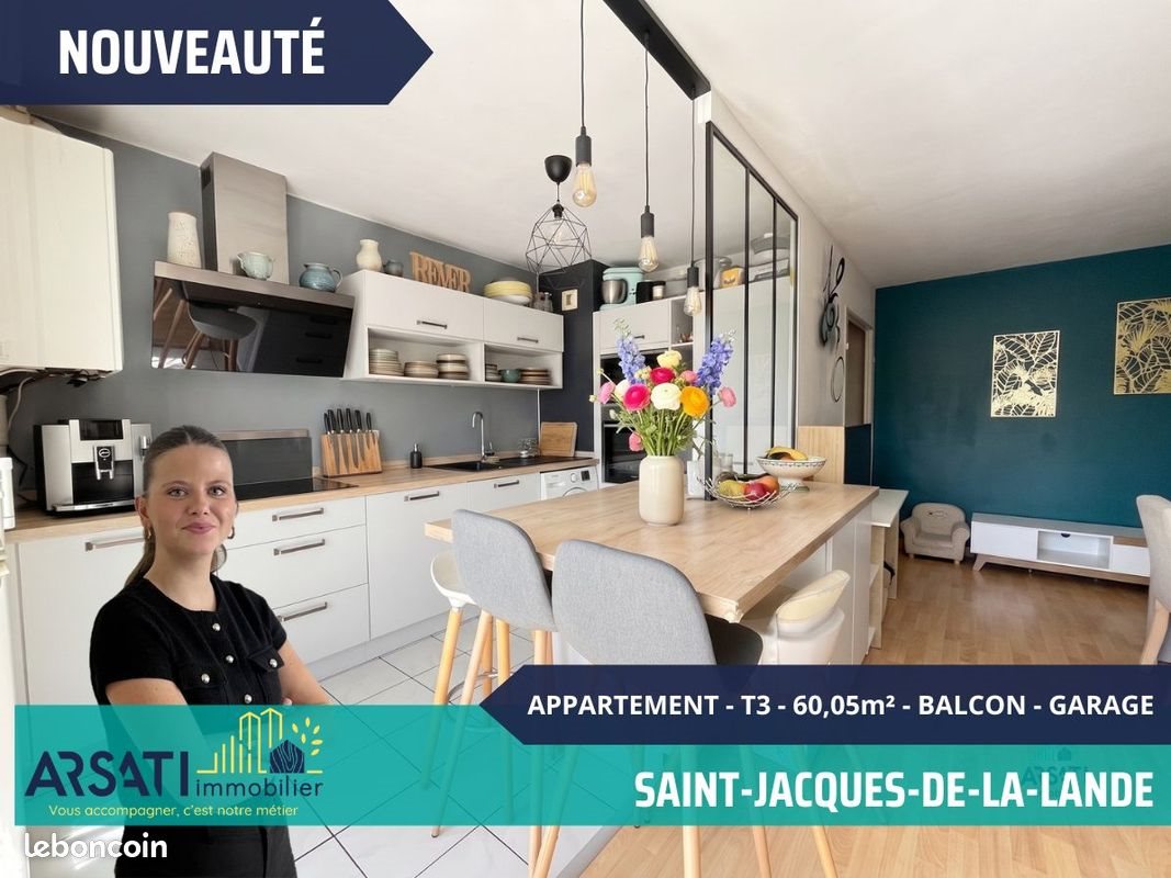 Appartement à vendre, 60m², Saint-Jacques-de-la-Lande