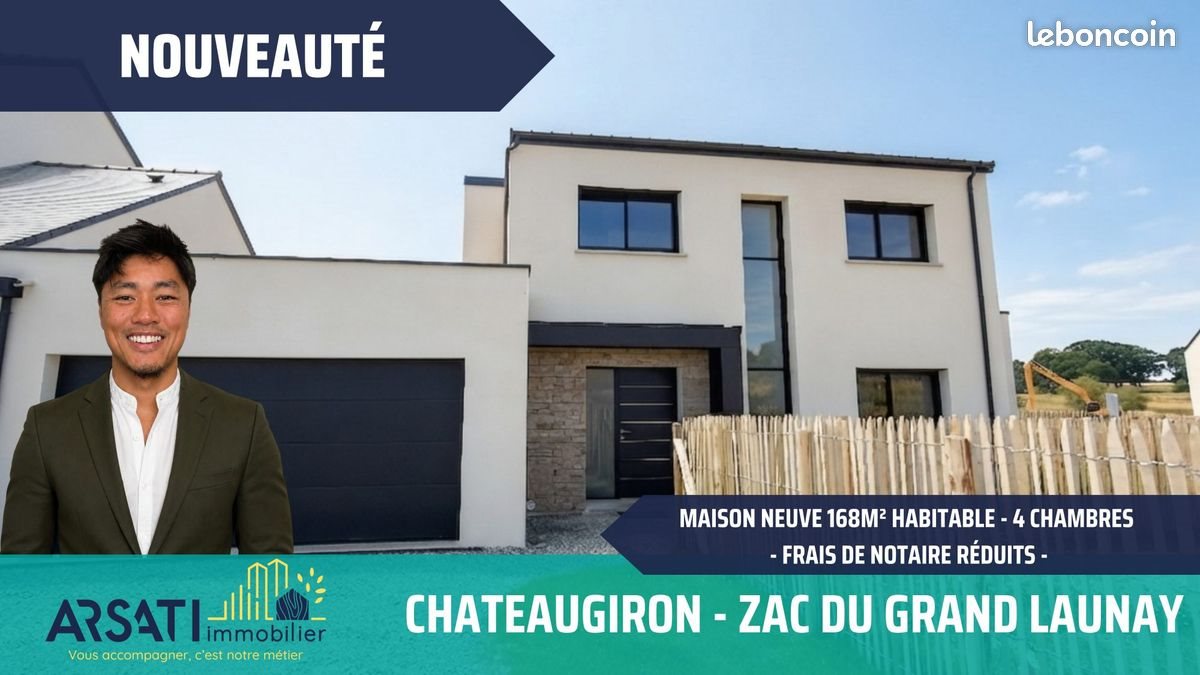 Maison à vendre, 169m², Châteaugiron