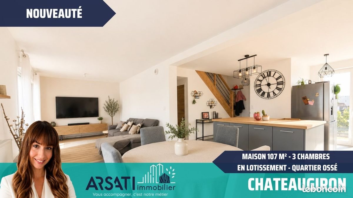 Maison à vendre, 102m², Châteaugiron