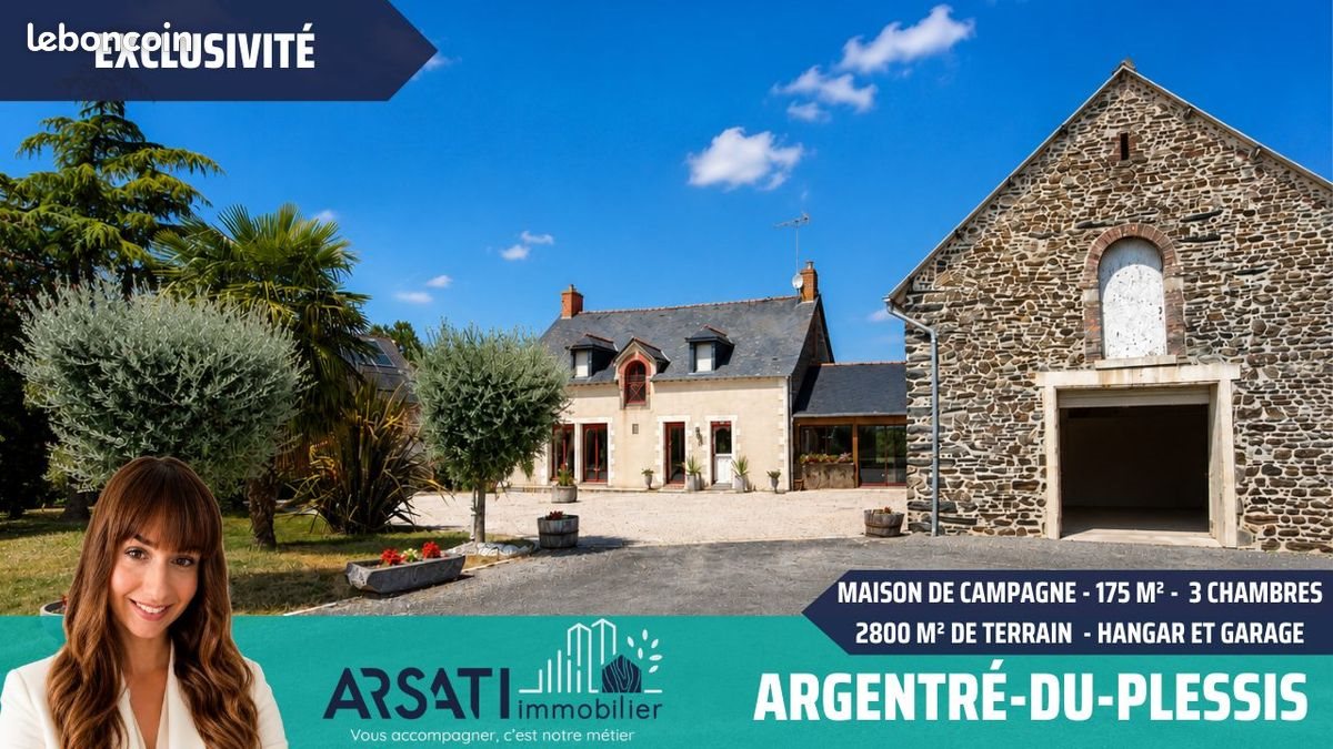 Maison à vendre, 175m², Argentré-du-Plessis