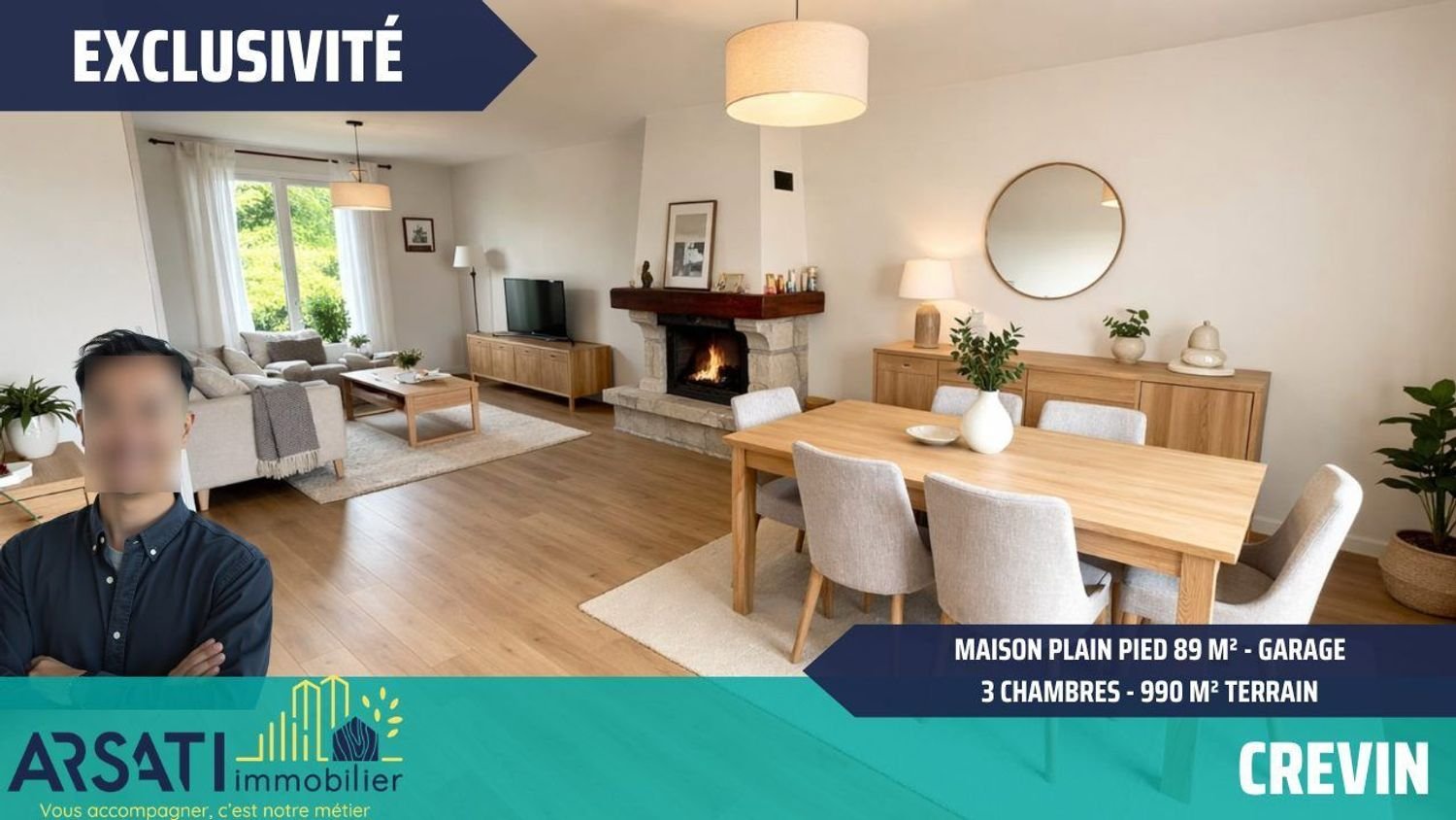 Maison à vendre, 88m², Crevin