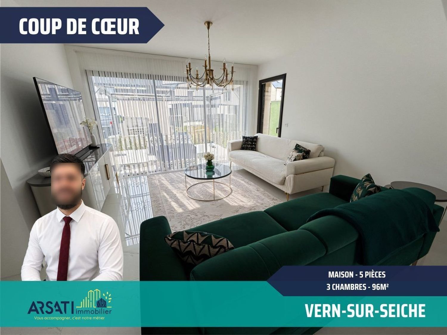 Maison à vendre, 96m², Vern-sur-Seiche