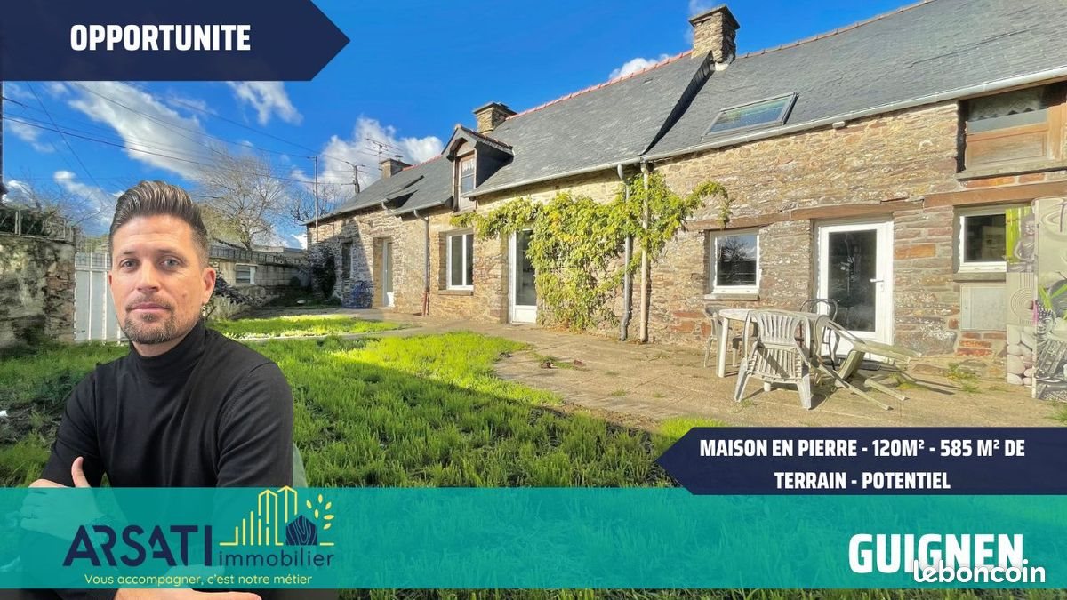 Maison à vendre, 115m², Guignen