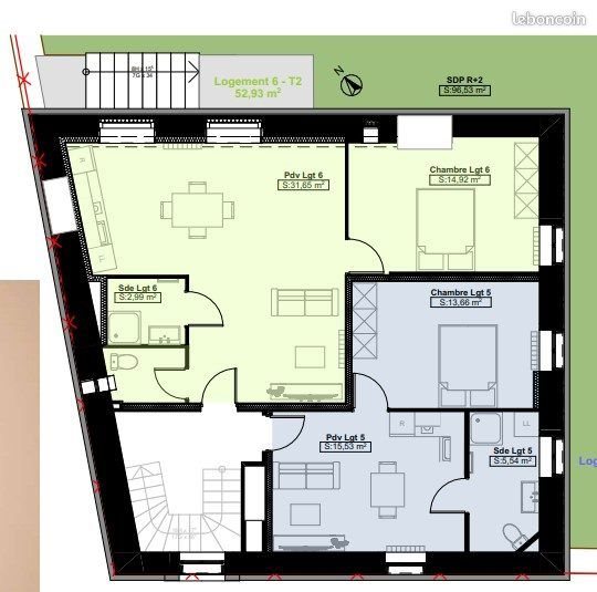 Appartement à louer, 35m², Mayenne
