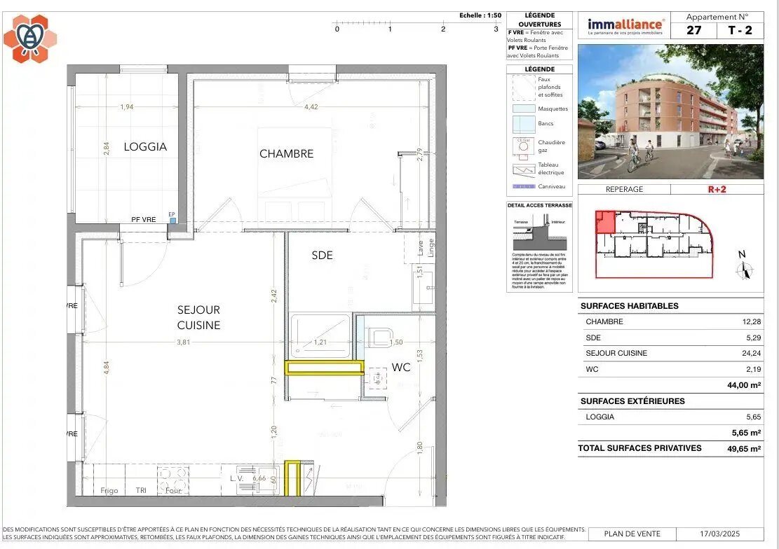 Appartement à vendre, 44m², Miramas