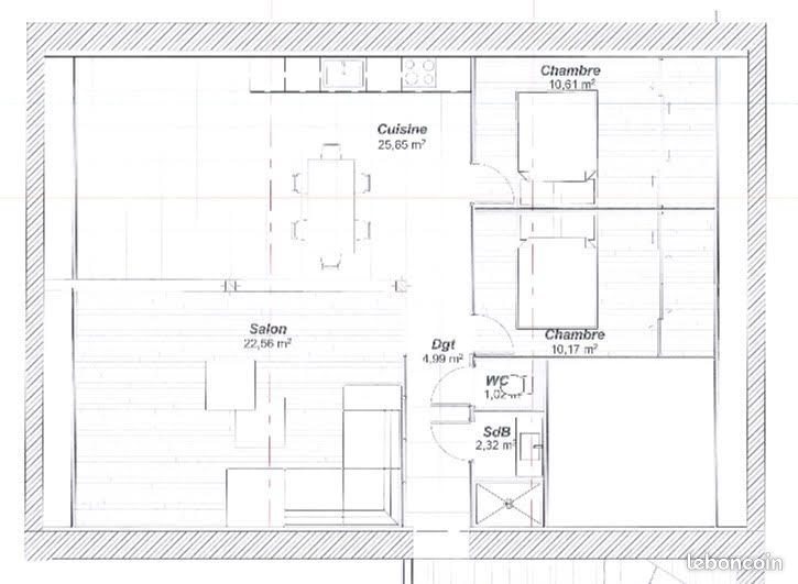Appartement à vendre, 89m², Voiron