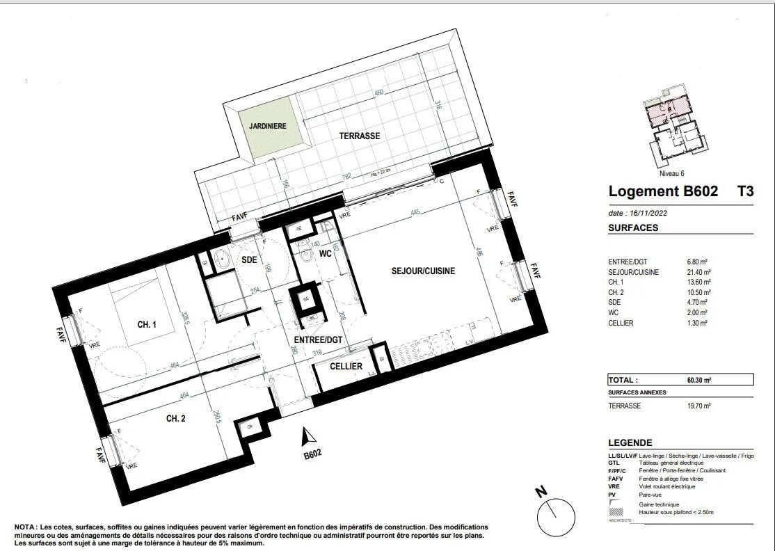Appartement à vendre, 60m², Saint-Nazaire
