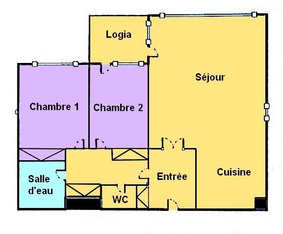 Appartement à vendre, 61m², Epinay-sur-Seine