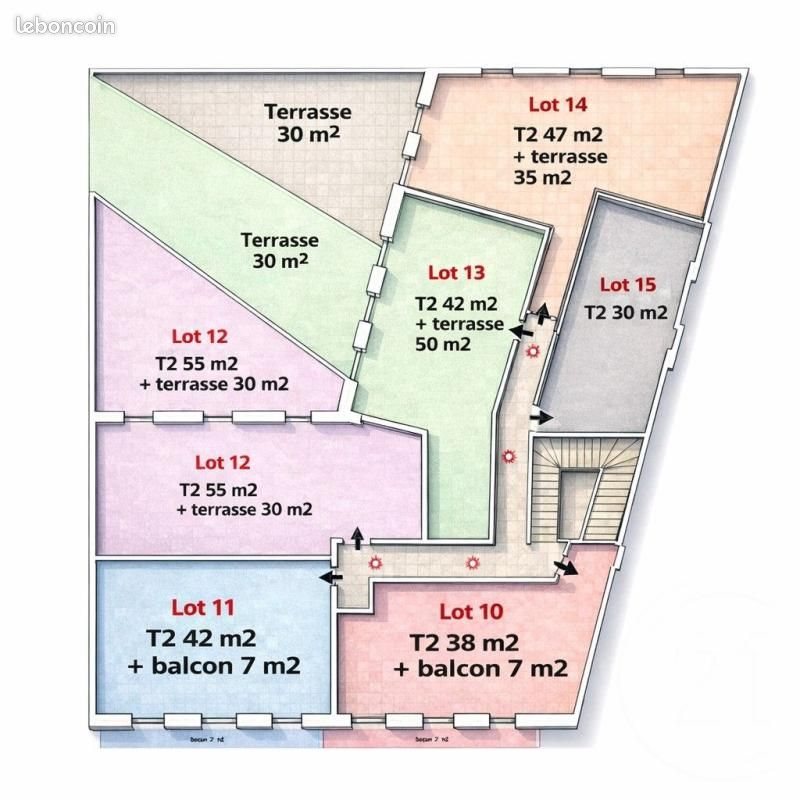 Appartement à vendre, 55m², Trets