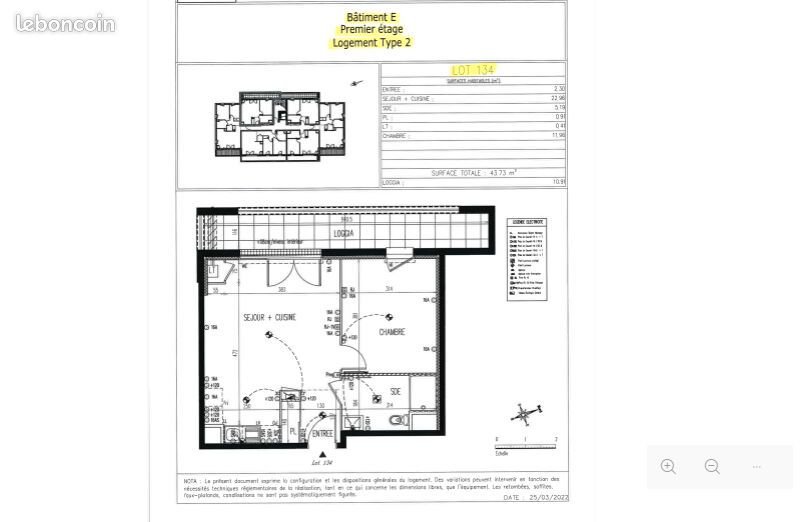 Appartement à louer, 44m², Le Havre