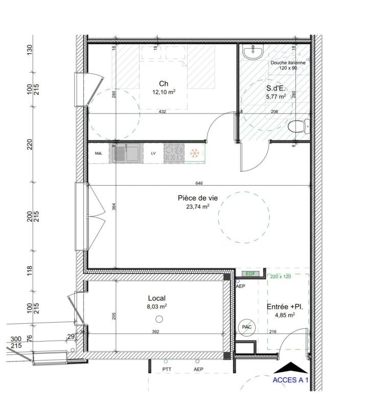 Appartement à vendre, 46m², Redon