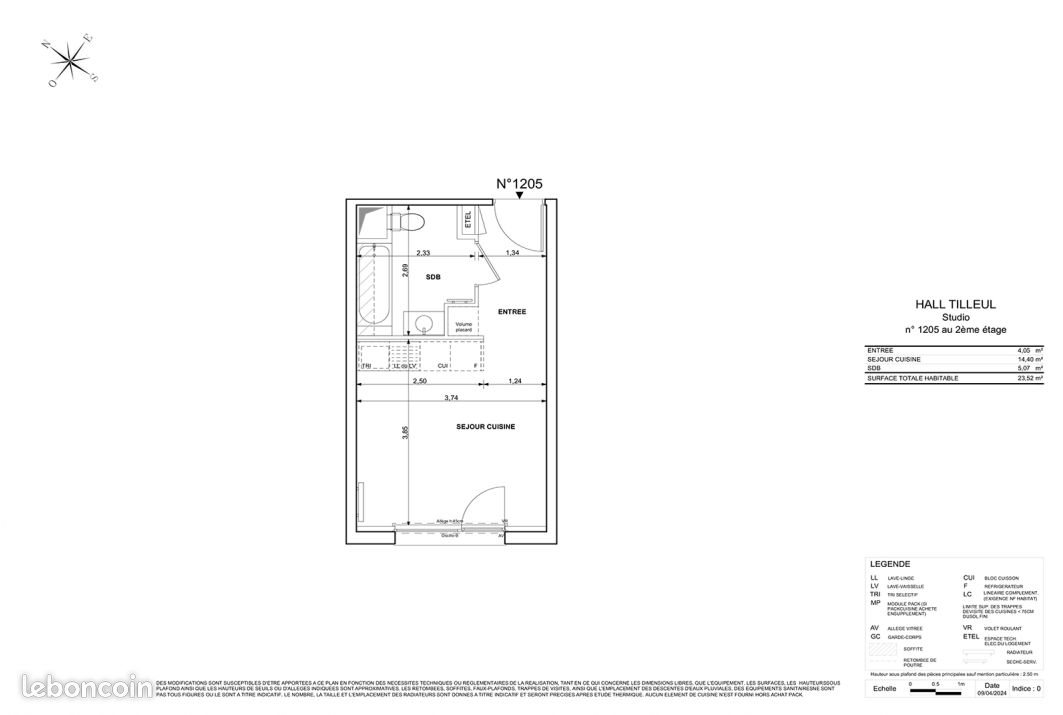 Appartement à louer, 24m², Mulhouse