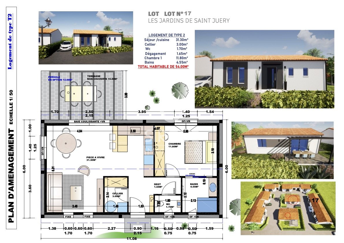Maison à vendre, 54m², Albi