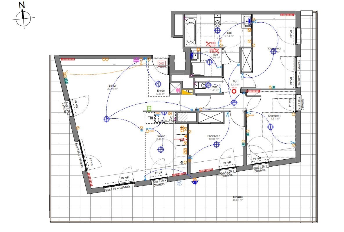 Appartement à vendre, 93m², Bondy