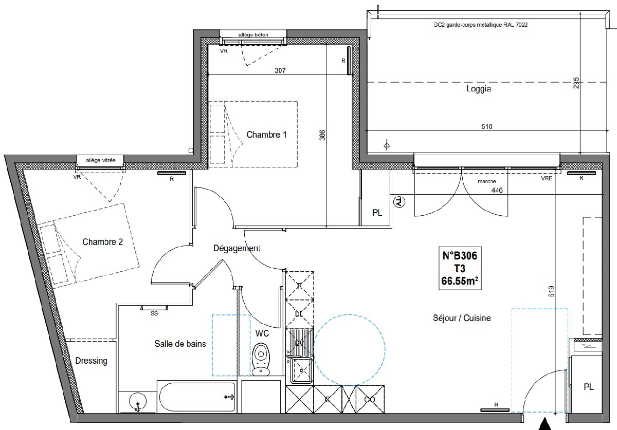 Appartement à vendre, 67m², Saint-Jean-de-Védas