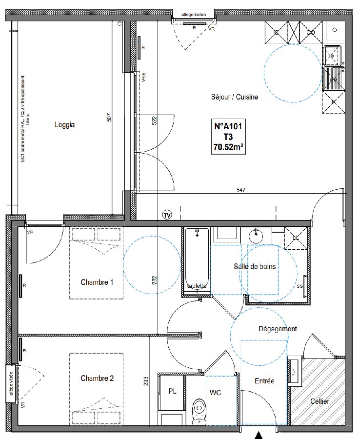 Appartement à vendre, 70m², Saint-Jean-de-Védas