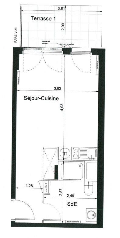 Appartement à vendre, 29m², Villiers-le-Bel
