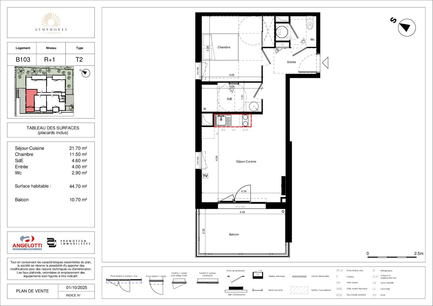 Appartement à vendre, 45m², Vias