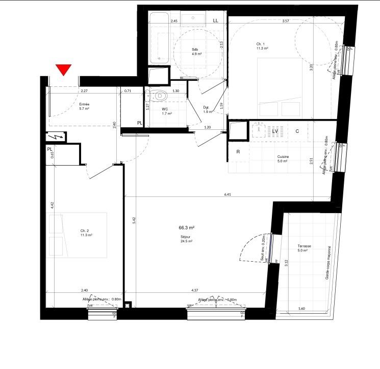 Appartement à vendre, 66m², Ivry-sur-Seine
