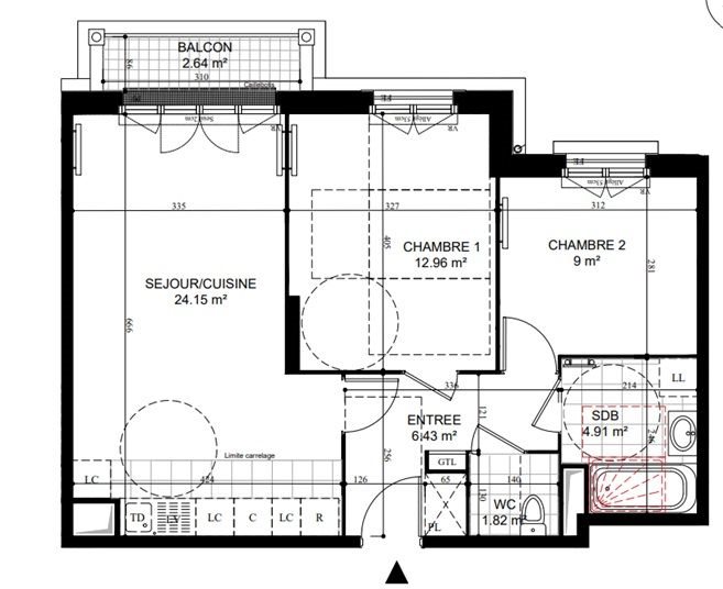 Appartement à vendre, 59m², Puiseux-en-France