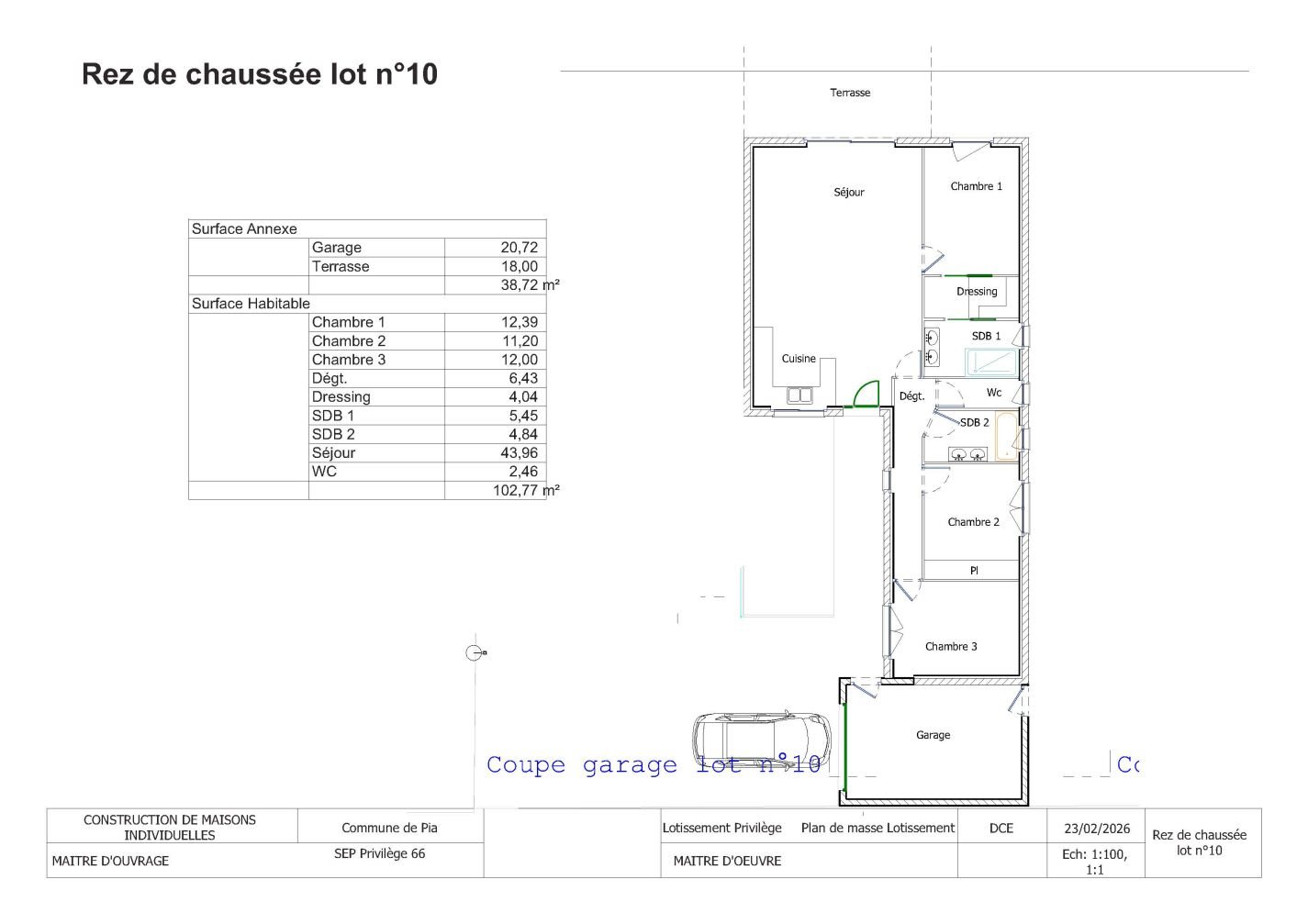 Maison à vendre, 103m², Pia