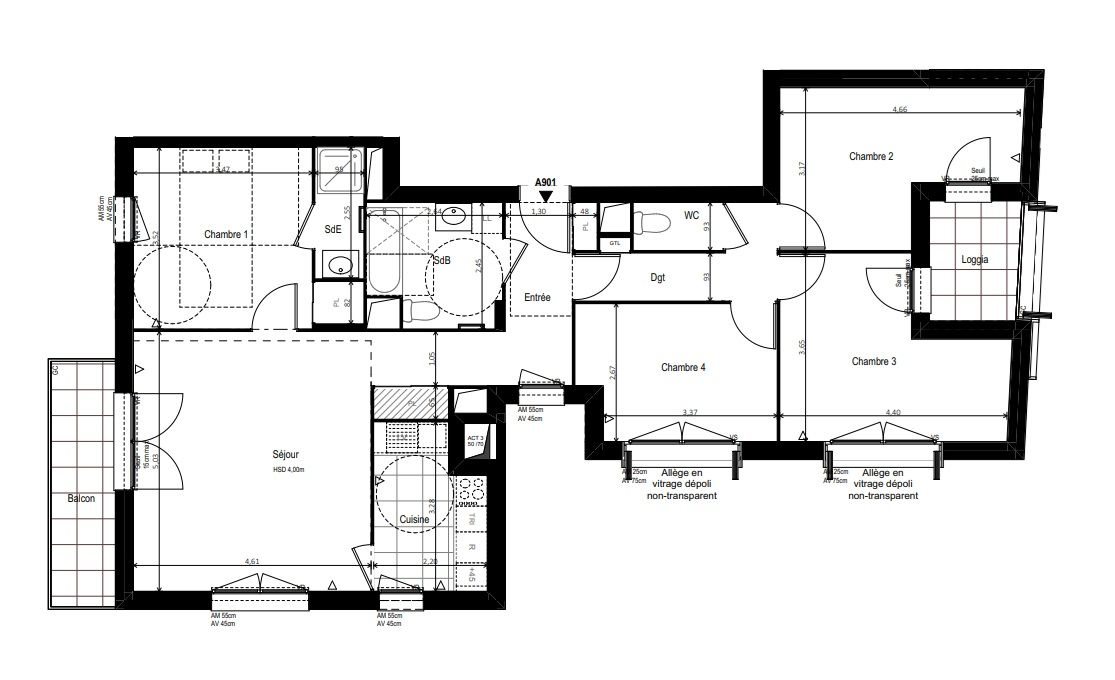 Appartement à vendre, 100m², Vitry-sur-Seine