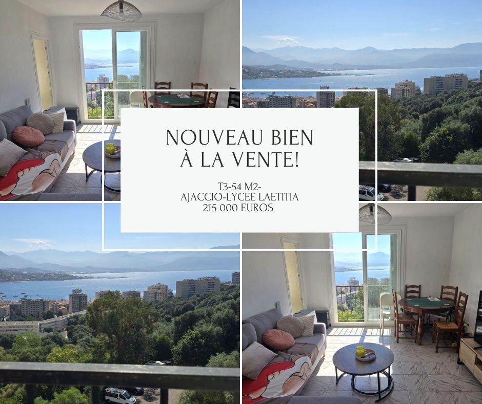 Appartement à vendre, 54m², Ajaccio
