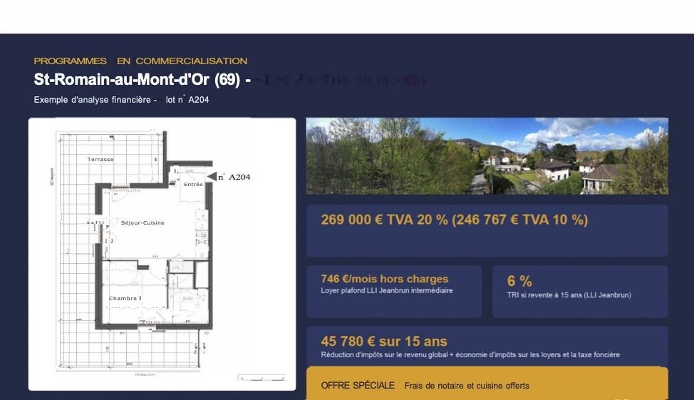 Appartement à vendre, 41m², Saint-Romain-au-Mont-d'Or