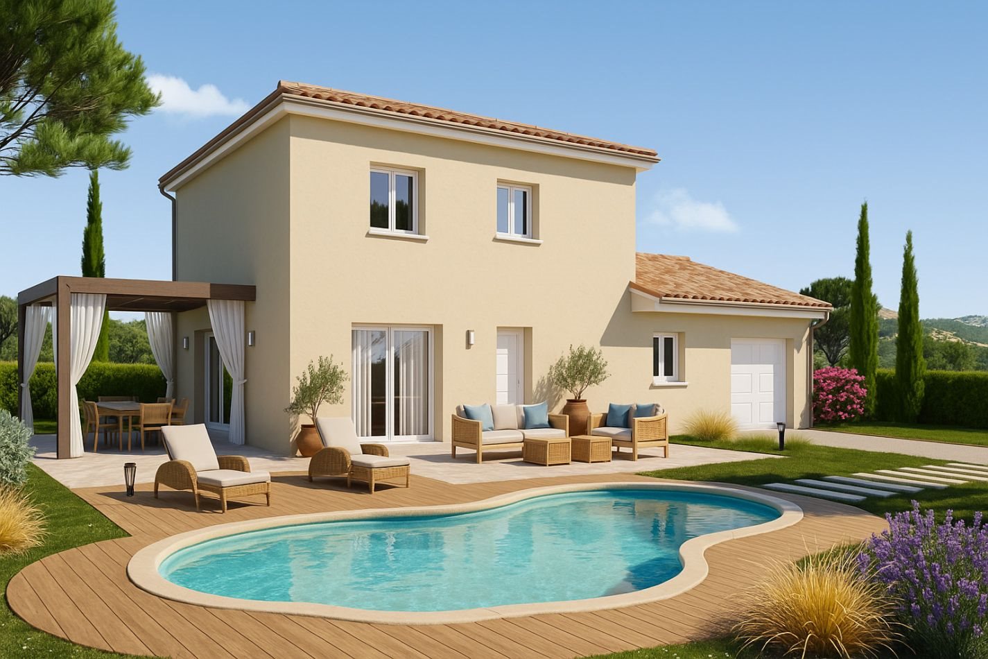 Maison à vendre, 85m², Pont-de-Chéruy