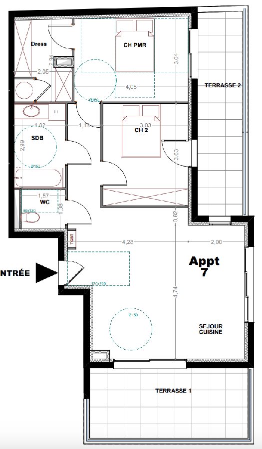 Appartement à vendre, 71m², Palavas-les-Flots