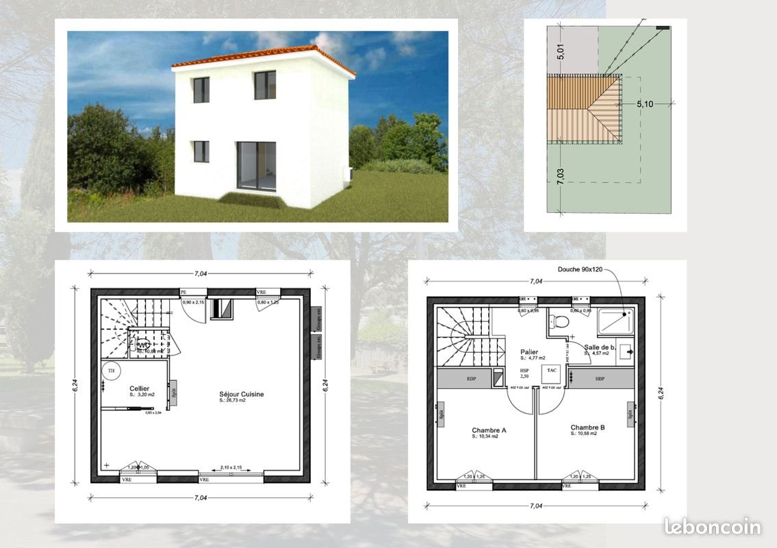 Maison à vendre, 70m², Juvignac