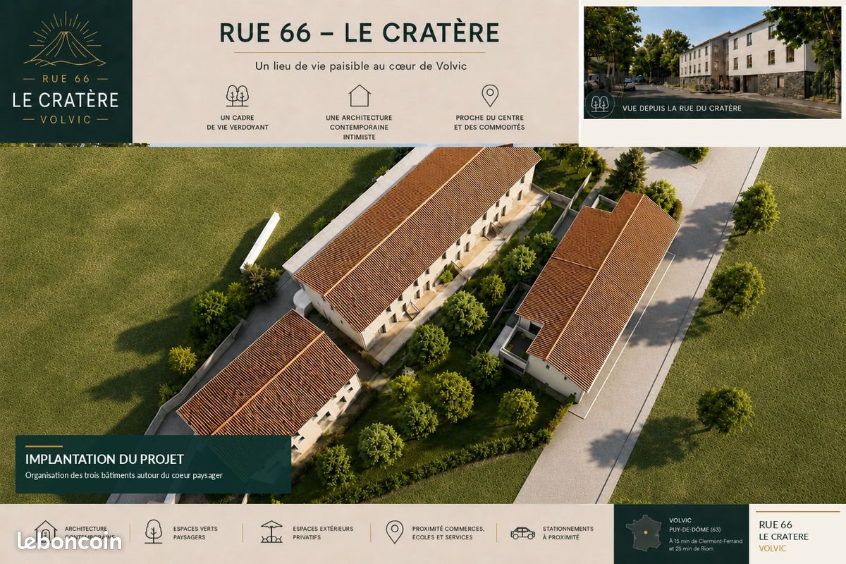 Maison à louer, 8m², Volvic